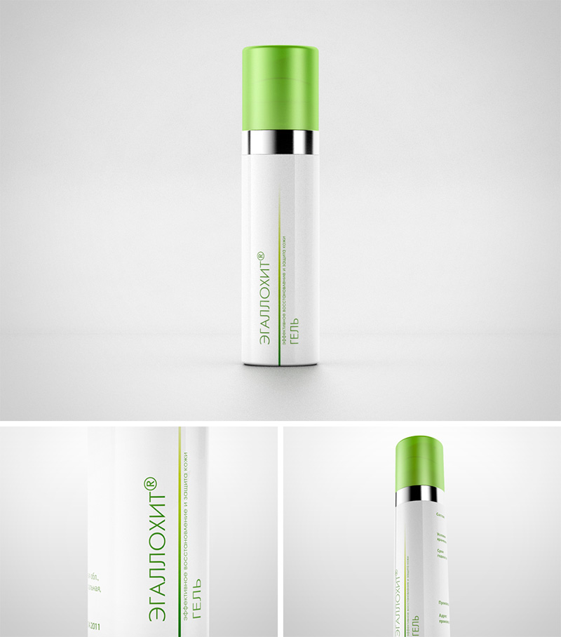 3D визуализация упаковки обновленного дизайна