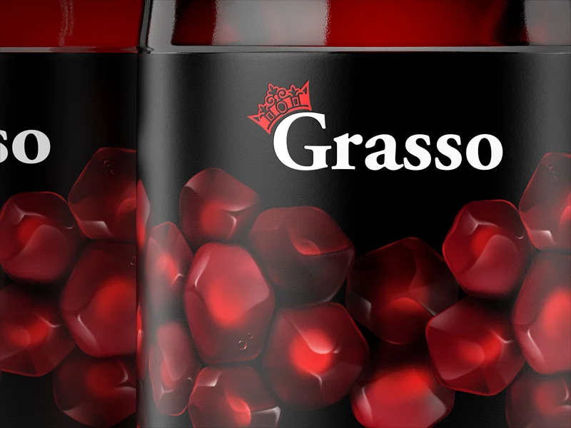 Пример иллюстрации для упаковки сока от студии Кукумбер