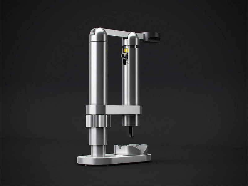 Демонстрация модели штатива для твердомера