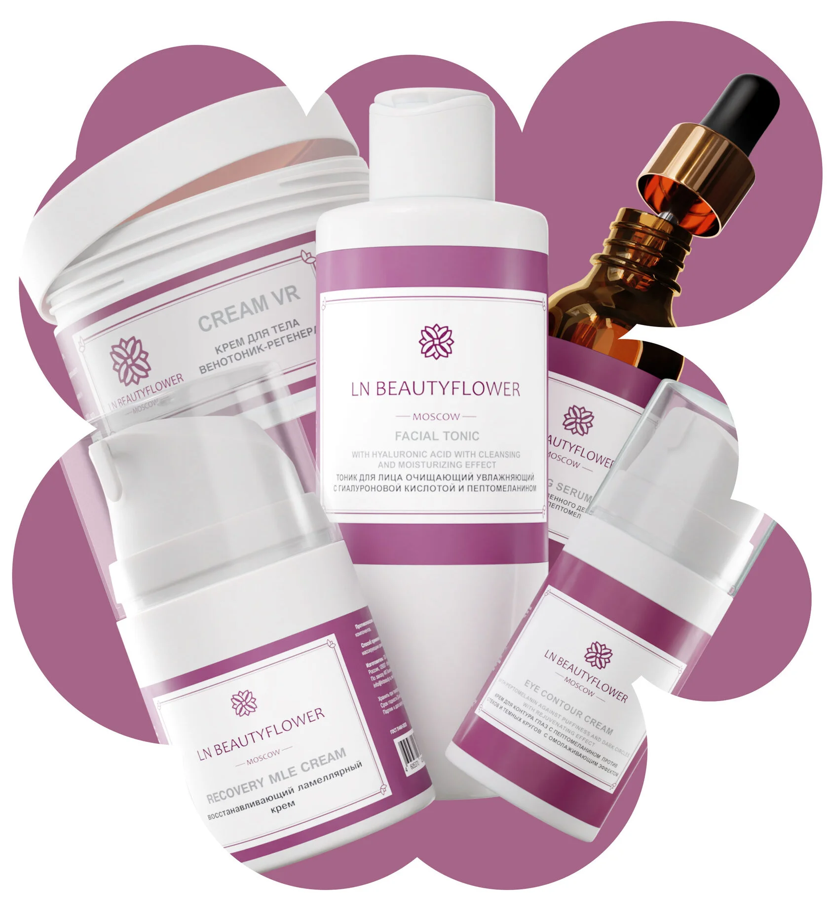 Общая картинка для кремов сделанная для рекламы