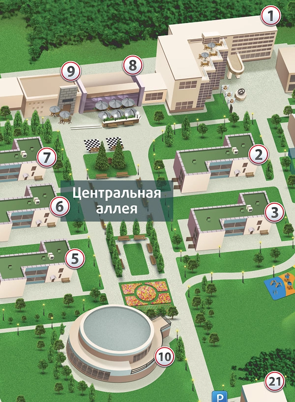 Артурс Spa (схема территории)