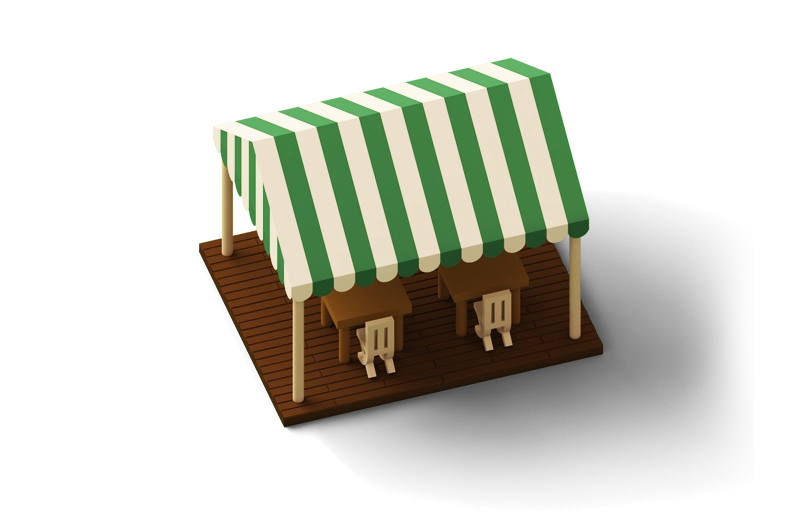 Демонстрация иконки сделанной для территории отдыха