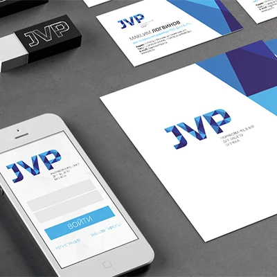 Фирменный стиль для инвестиционной группы компаний «JVP»