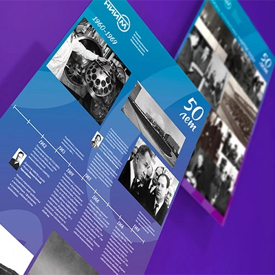 Дизайн и изготовление плакатов к 50-летию «НИИТМ»